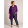Colletta lange vest Plus Size - paars