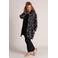 Colletta vest Plus Size met print - zwart