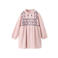 Mango Kids A-lijn jurk met ruches en print - roze