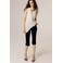 Mango top met print - ecru