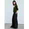 Mango gebreid vest met wol - groen