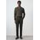 Mango Man slim fit pantalon met plooien - beige/kaki