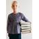 Mango Kids A-lijn geruite blousetop met smockwerk - roze/blauw/paars