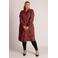 Colletta blousejurk Plus Size met print - rood