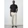 Mango Man regular fit gebreide polo - zwart
