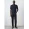 Mango Man regular fit gebreide polo - donkerblauw