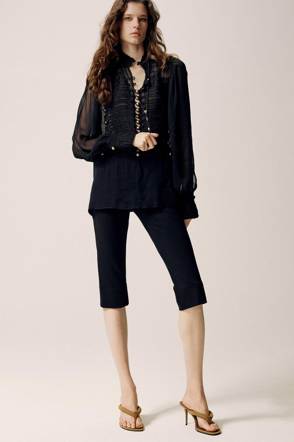 Mango blouse - zwart