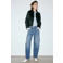 Mango barrel jeans - medium blauw denim