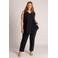 Colletta tuniek Plus Size - zwart