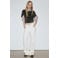 Mango wide leg jeans - beige