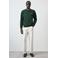 Mango Man regular fit sweater met backprint - heldergroen