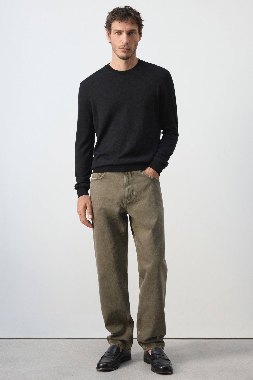 Mango Man Bob regular fit jeans - kaki