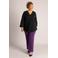 Colletta straight leg broek Plus Size - paars