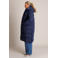 Yest Curve Plus Size winterjas - donkerblauw