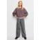 Mango Kids wide leg jeans met sterren - grijs