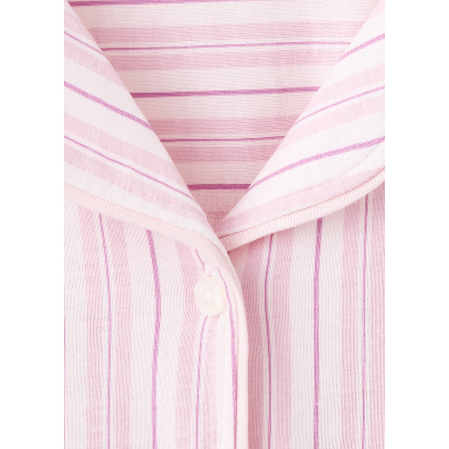 Mango Kids gestreepte pyjama roze wit