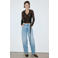 Mango barrel jeans - mediumblauw