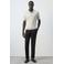 Mango Man regular fit gebreide polo - naturel wit