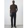 Mango Man regular fit gebreide T-shirt - bruin