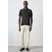 Mango Man regular fit gemêleerde piqué polo - donkergrijs