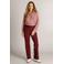 Ivy Beau wide leg broek travelstof - donkerrood