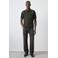 Mango Man regular fit gebreide piqué polo - middengroen