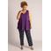 Colletta top Plus Size - paars