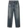 Mango regular waist slim fit jeans - mediumblauw