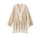 Mango korte jurk met kant - beige