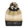 O'Neill muts met pompons - zwart/beige/ecru