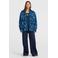 O'Neill fleece outdoor gebloemde blouse - blauw
