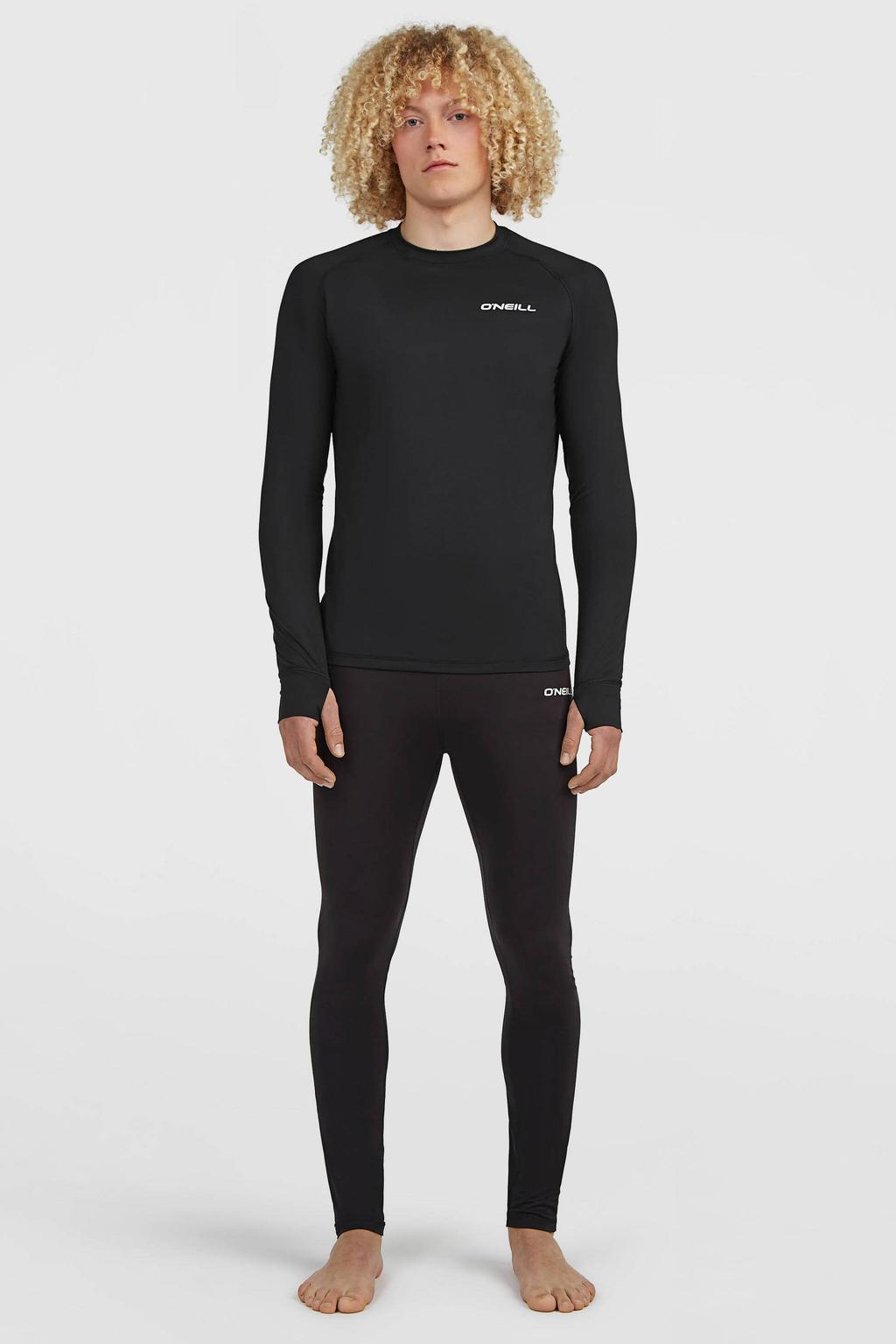 O'Neill super slim fit thermobroek met logo - zwart