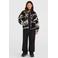 O'Neill boxy teddy outdoor vest met print - zwart