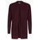 Miss Etam rechtvallend gebreid vest - aubergine
