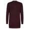 Miss Etam rechtvallend gebreid vest - aubergine