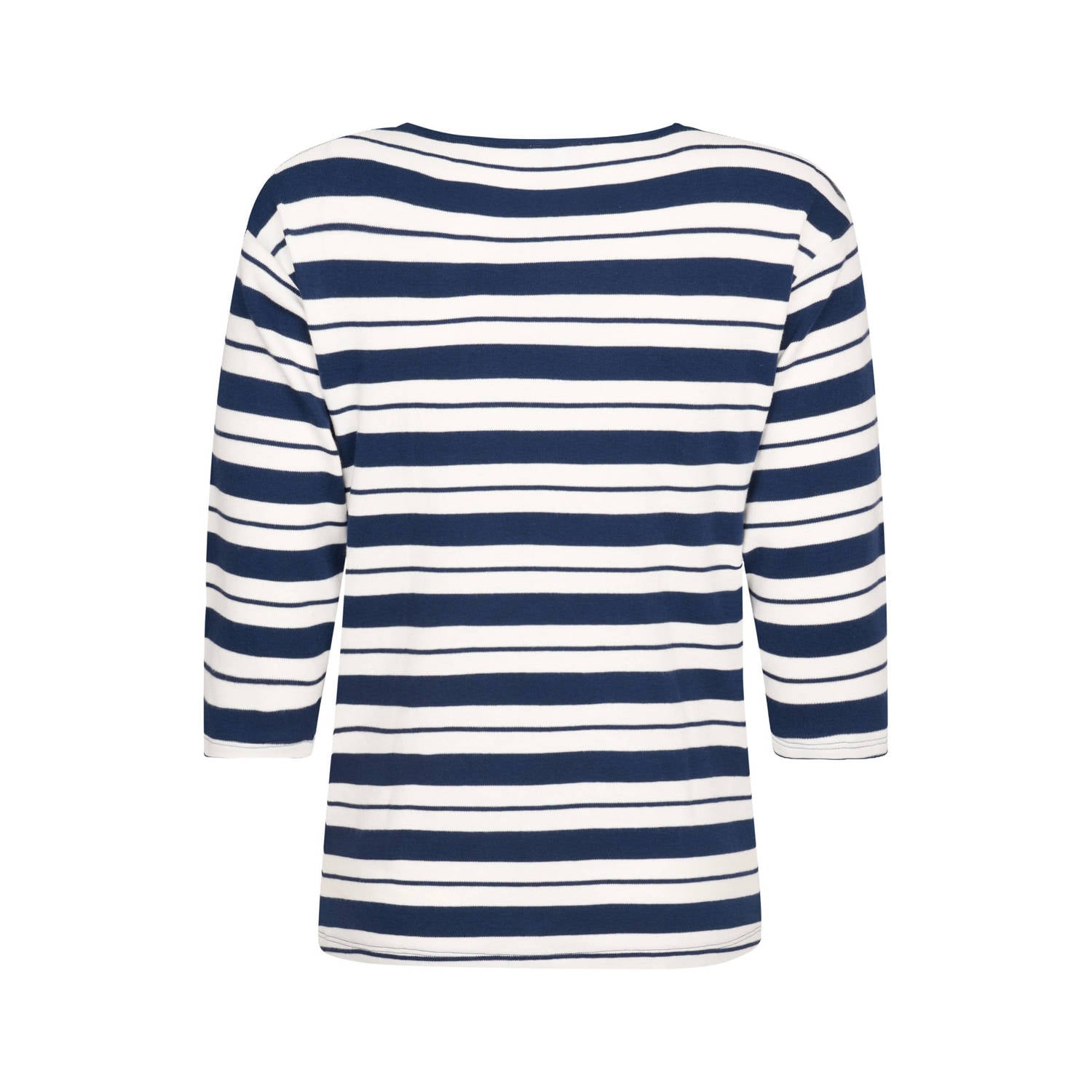 Miss Etam gestreepte top donkerblauw wit