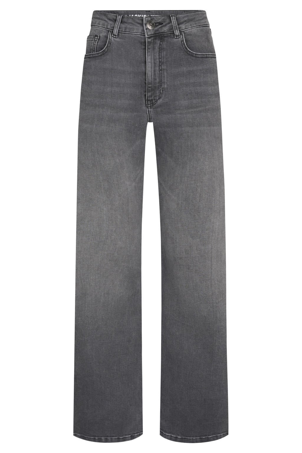 Miss Etam wide leg jeans - grijs