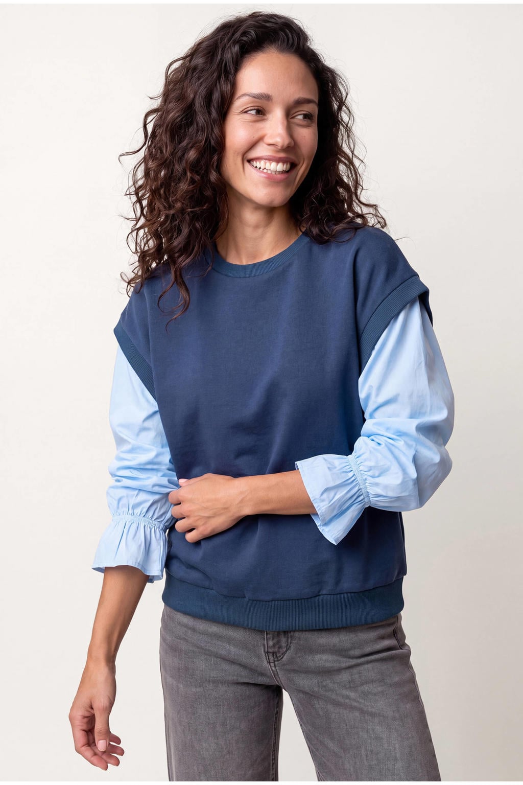 Miss Etam sweater - blauw