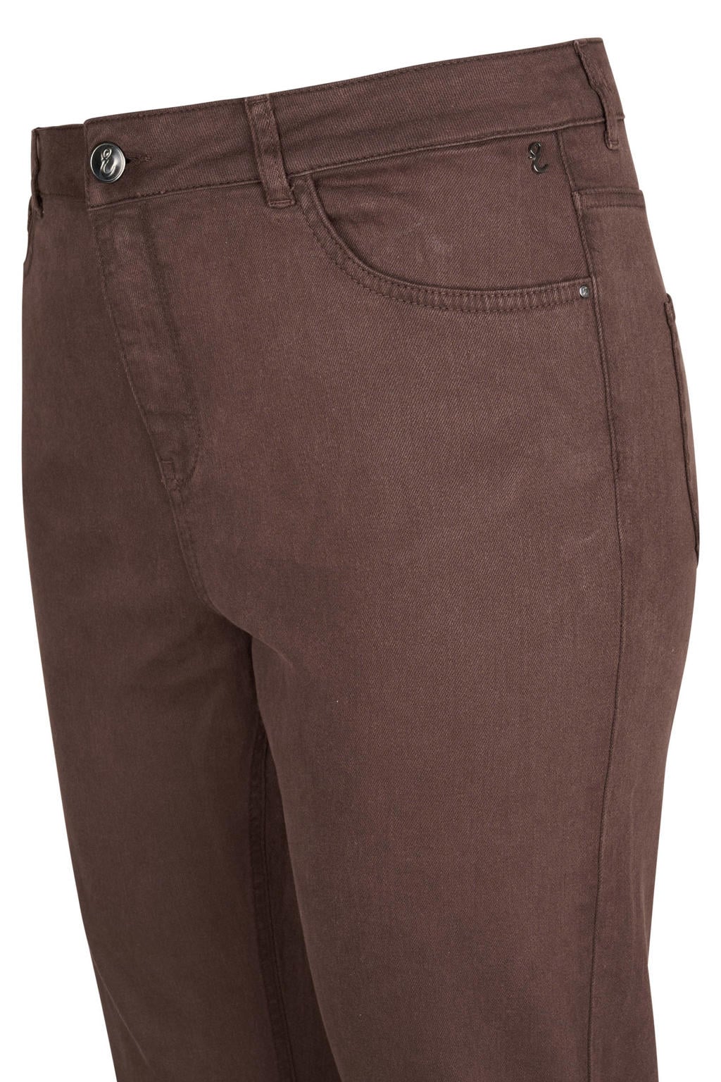 Miss Etam Plus wide leg jeans - bruin