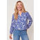 Miss Etam blouse met print - blauw