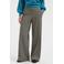 Lady Day high waist straight leg geruite broek - bruin