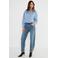Maicazz & Zizo high waist barrel jeans - medium blauw denim
