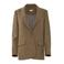 Maicazz & Zizo regular fit blazer met krijtstreep en wol - groen