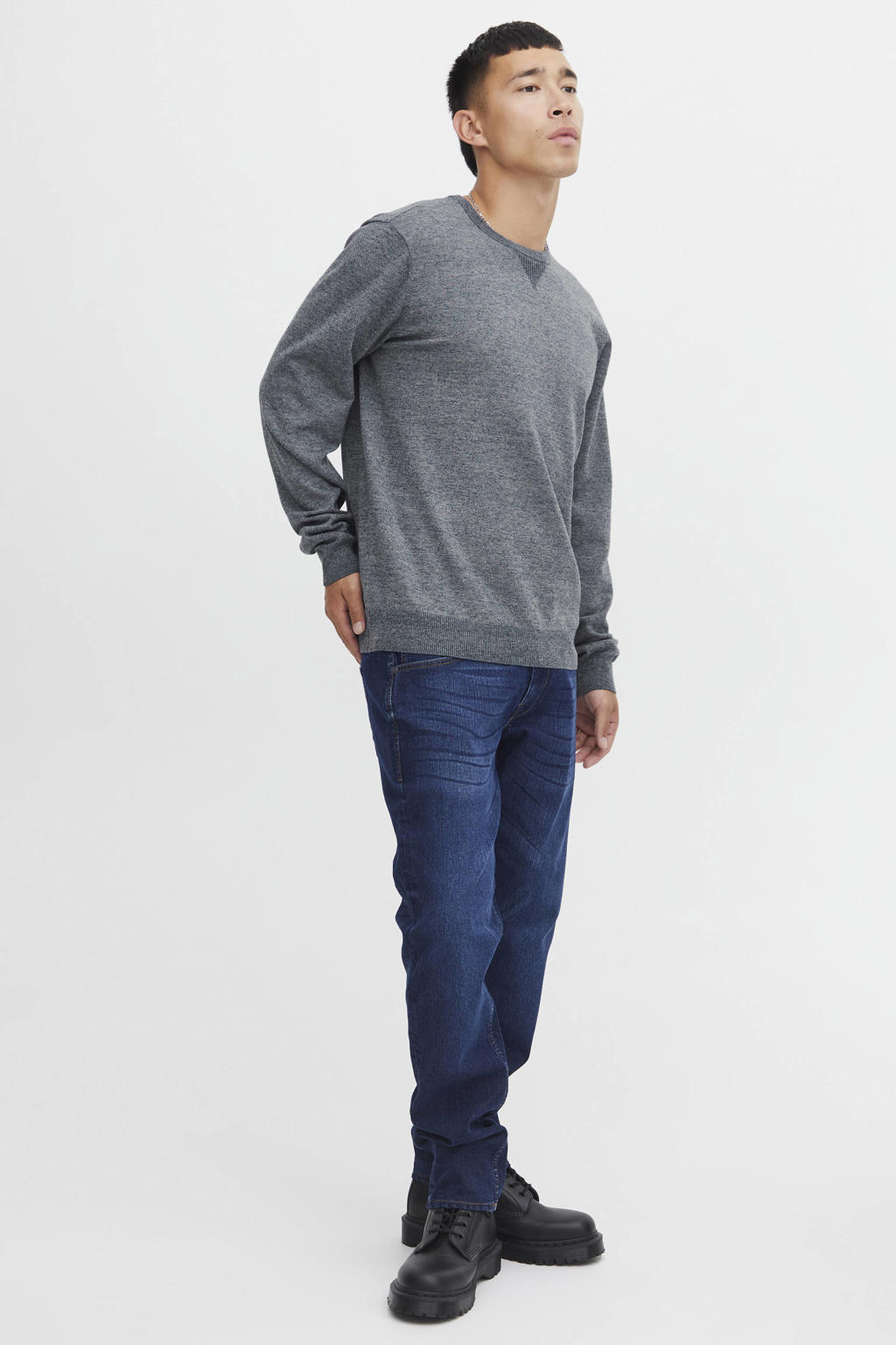 Blend gemêleerde gebreide trui - dress blues