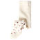 LIL' ATELIER BABY NBFREBA jacquard katoenen maillot met hartjes - ecru/donkerrood