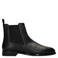 Manfield leren chelsea boots - zwart