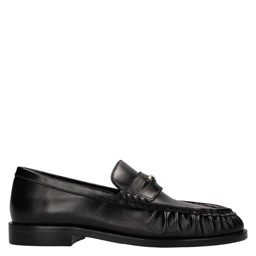 Manfield leren loafers - zwart