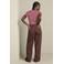LOLALIZA wide leg broek - bruin