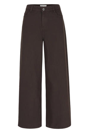 wide leg broek - bruin