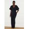 LOLALIZA jumpsuit met ceintuur - donkerblauw